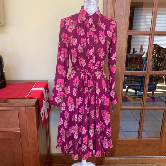 Nanette Lepore | Floral Long Sleeve Dress - Picture 1 of 5